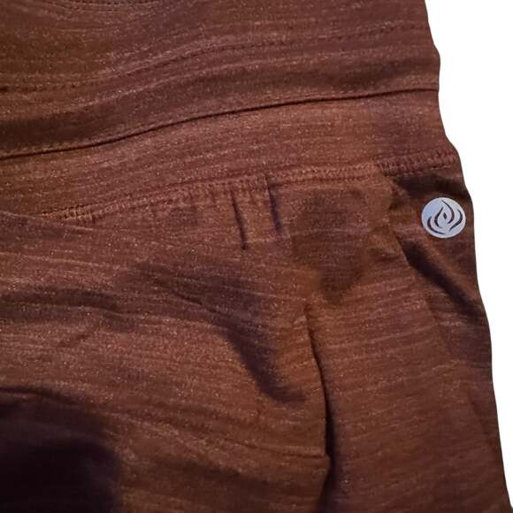 Apana Brick Red Active Athletic Yoga Jogger Pants Large - Picture 4 of 5